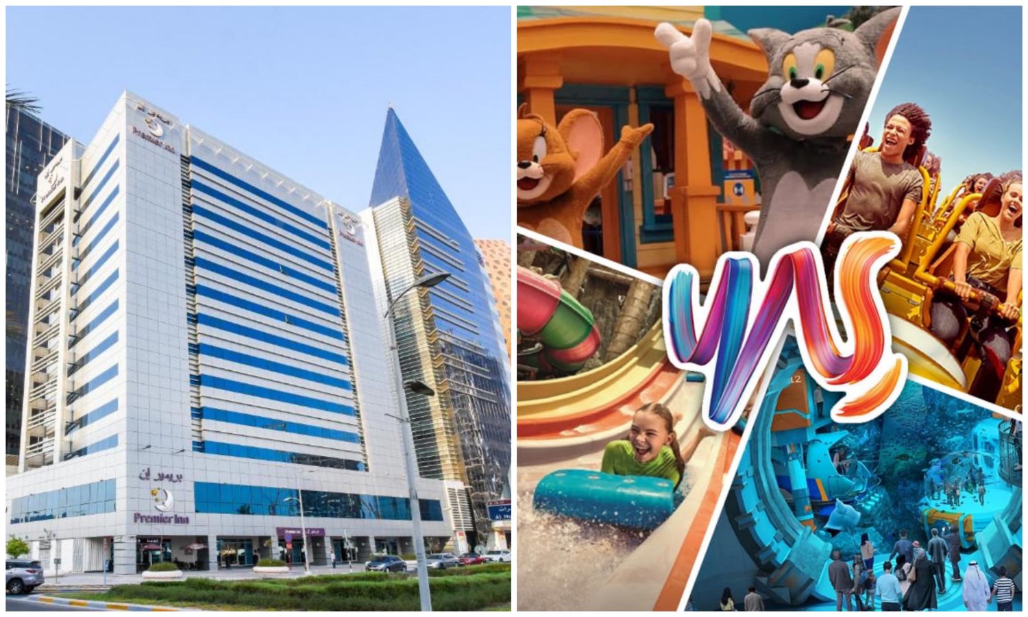 Staycation - Premier Inn Abu Dhabi Capital Centre - 1 Night Stay with Yas Theme Parks Access