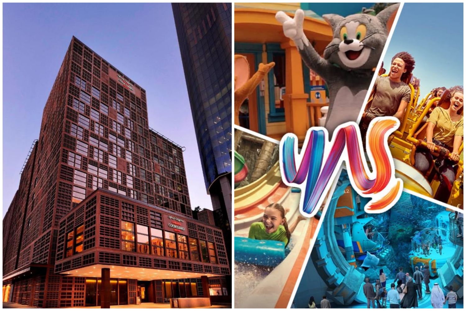 Staycation - Courtyard by Marriott World Trade Center, Abu Dhabi - 1 Night Stay with Yas Parks