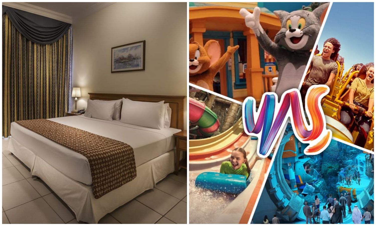 Staycation - Al Nakheel Hotel Apartments - 1 Night Stay with Yas Park
