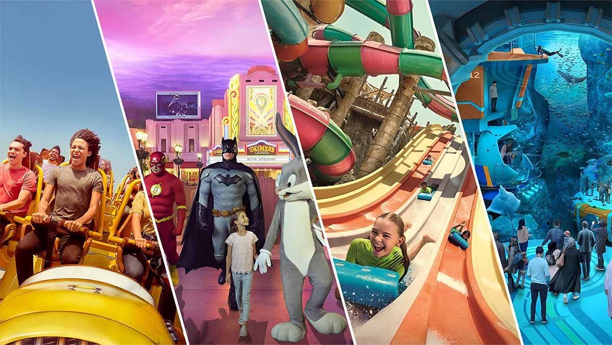 1 Day 2 Yas Parks Tickets - Sea World, Warner Bros., Ferrari World, Yas Waterworld (choose any 2)